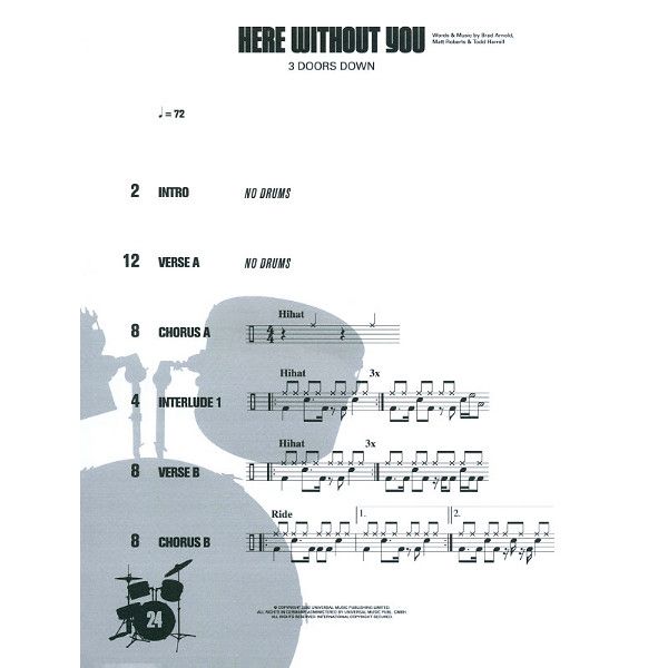 Bosworth Drum Along 10 More Rock Songs