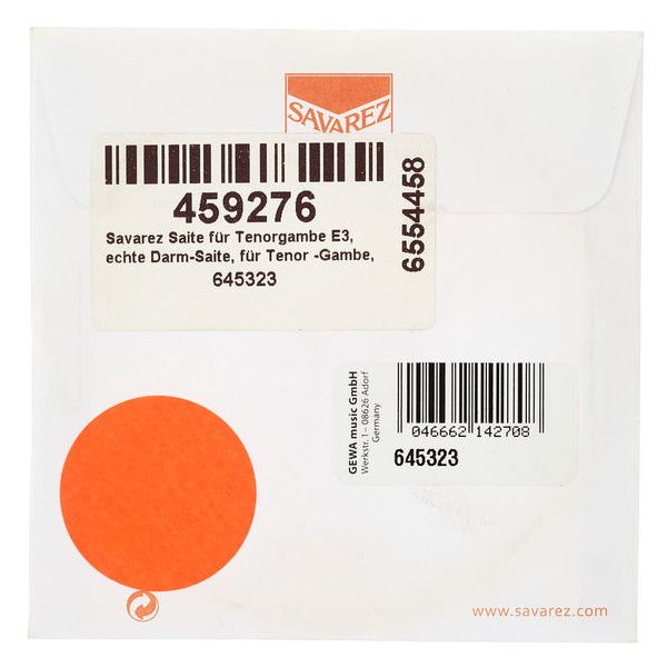 Savarez Tenor Viola Da Gamba E3