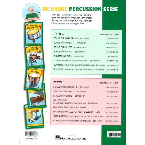 De Haske Schule Für Drumset 1