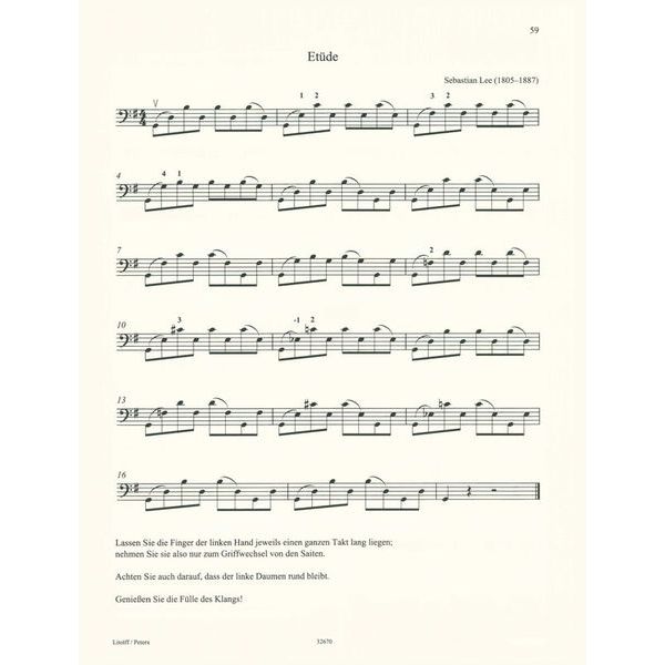 Edition Peters Cello Spielen 2