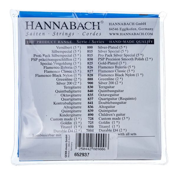 Hannabach 827HT Flamenco Blue