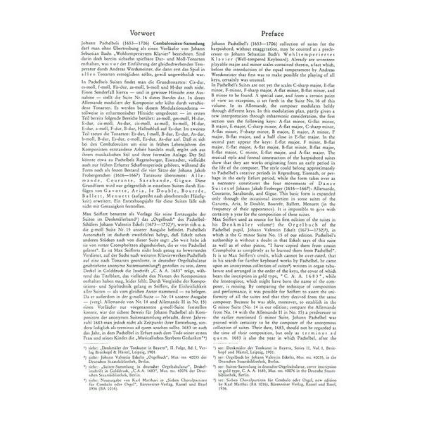 Sikorski Musikverlage Pachelbel Suiten