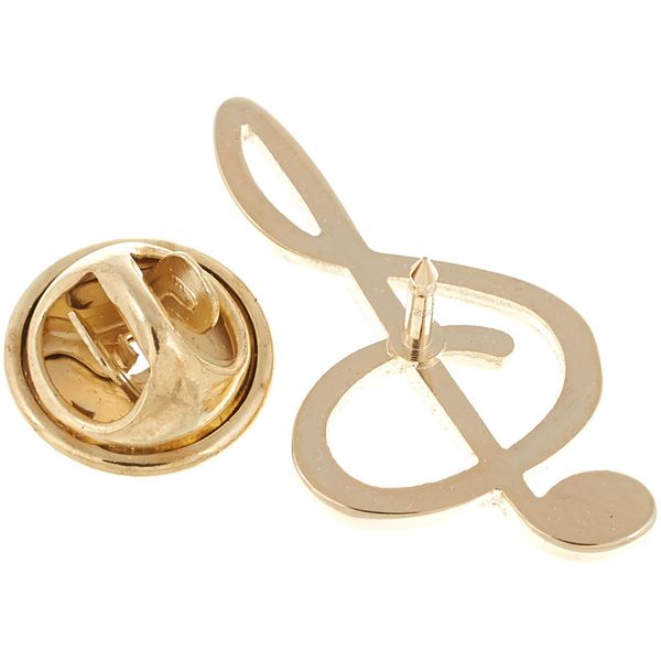 Art of Music Pin Pin Treble Clef w/ Stone