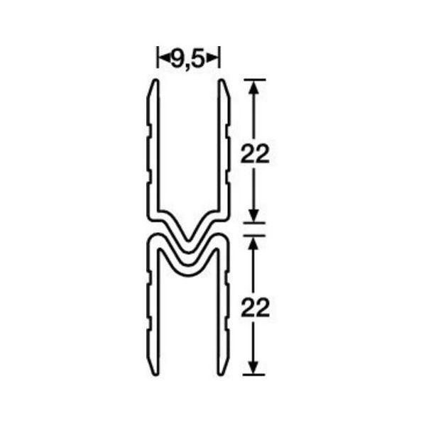 Adam Hall 6123M Closing Profile