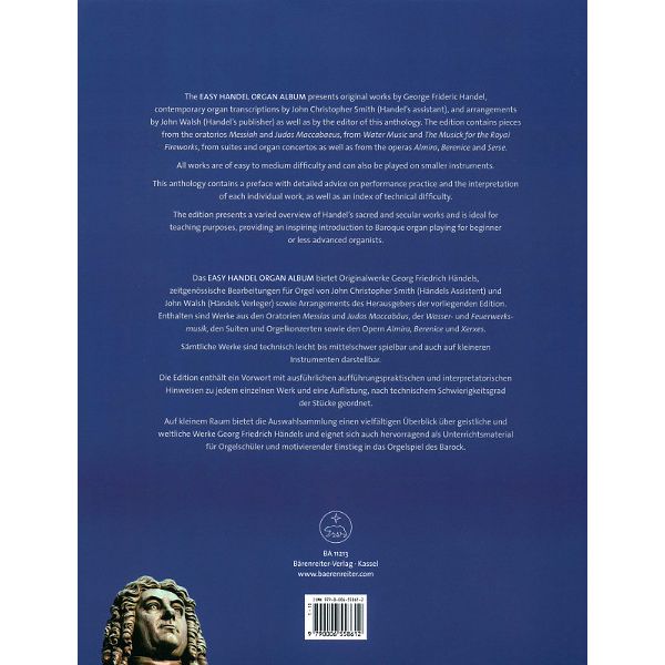 Brenreiter An Easy Handel Organ Album