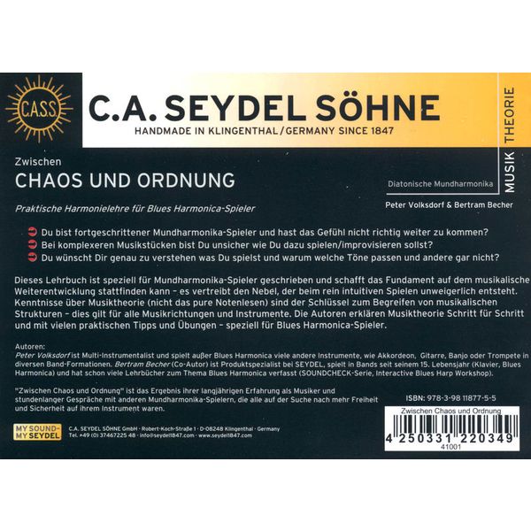 C.A. Seydel S&ouml;hne  Zwischen Chaos und Ordnung