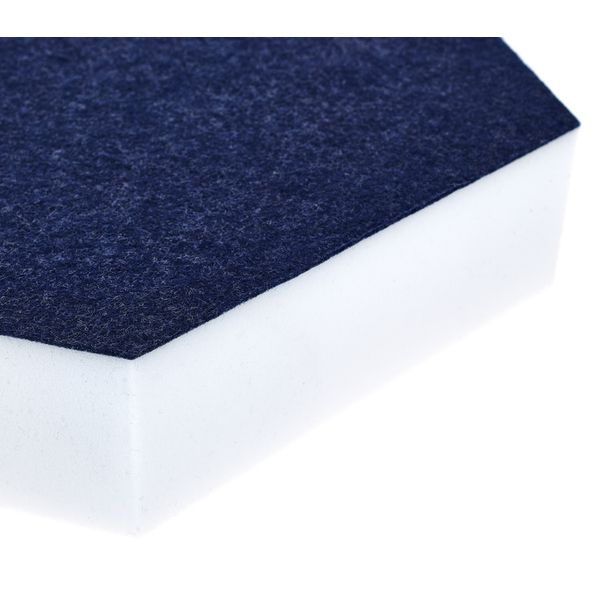 t.akustik Hexagon Melamine Dark Blue 50