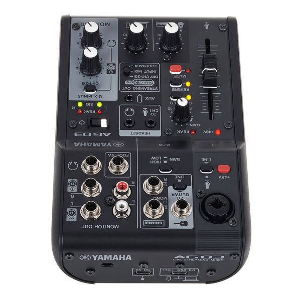 Yamaha AG 03 MK2 Live Stream Pack BK