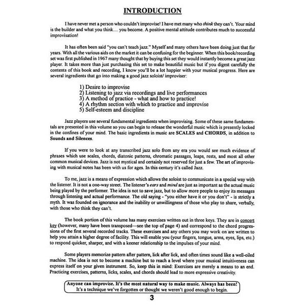 Jamey Aebersold How To Play Jazz Improvise 1 E