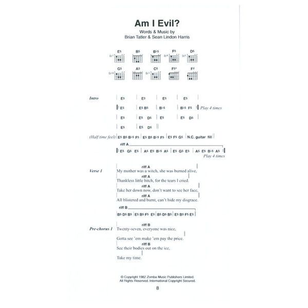 Wise Publications Little Black Book Metal Hits