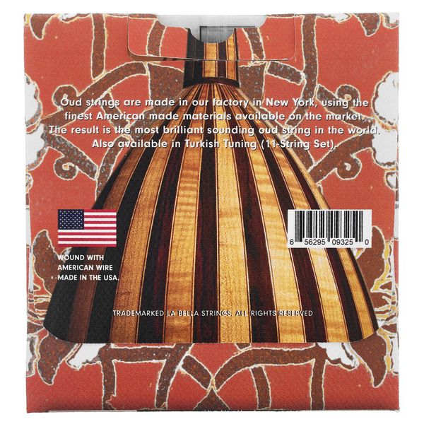 La Bella OU80A-C Oud Arabic C-C Tuning