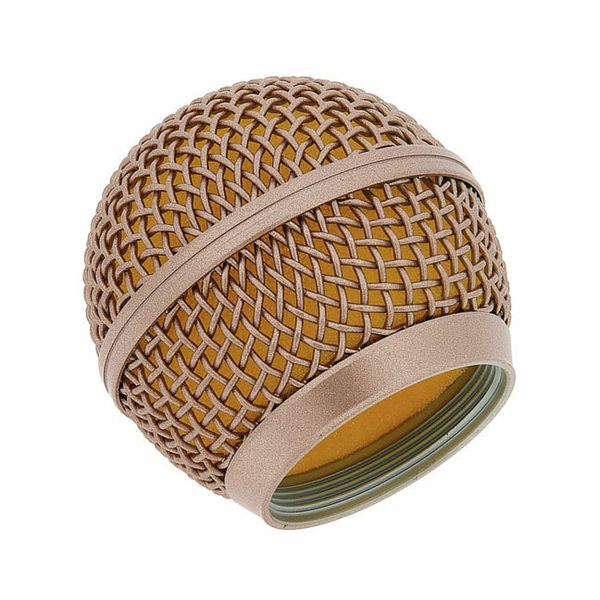 the t.bone SM58 Replacement Screen Gold