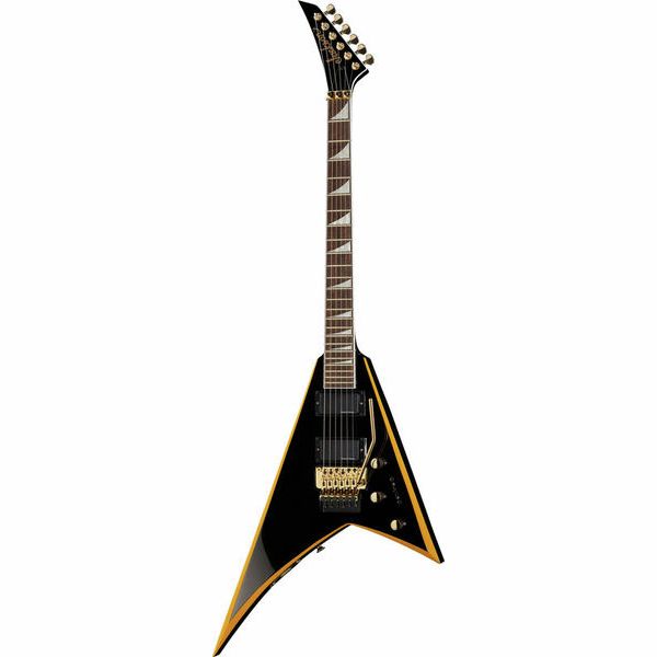 Jackson RRX24 Black with Yellow Bevels