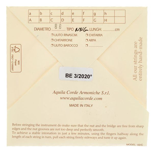 Aquila 88NNG New Nylgut Lute String