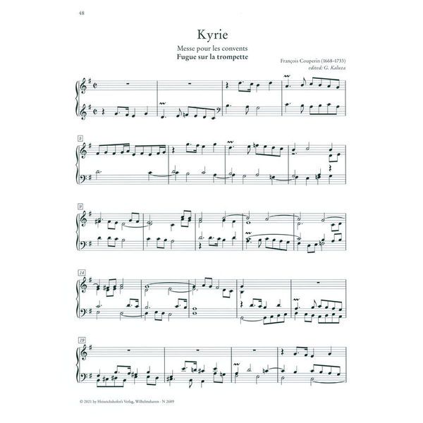 Heinrichshofen Verlag Altfranzösische Orgelmusik