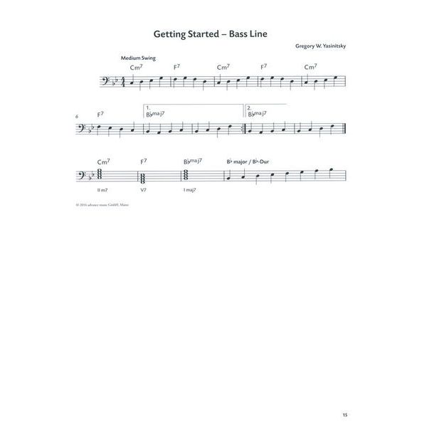 Advance Music Improvisation 101 Bass Clef