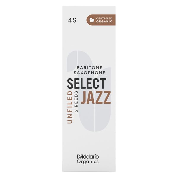 DAddario Woodwinds Organic Sel. Jazz Unf. BAR 4S