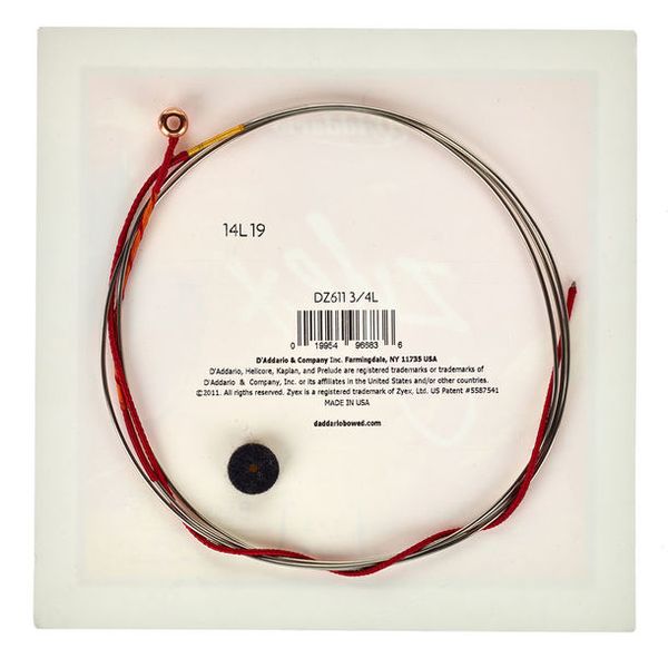 Daddario DZ611-3/4L Zyex Bass G light