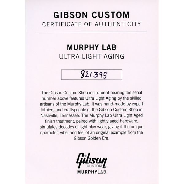 Gibson Les Paul 58 WC ULA