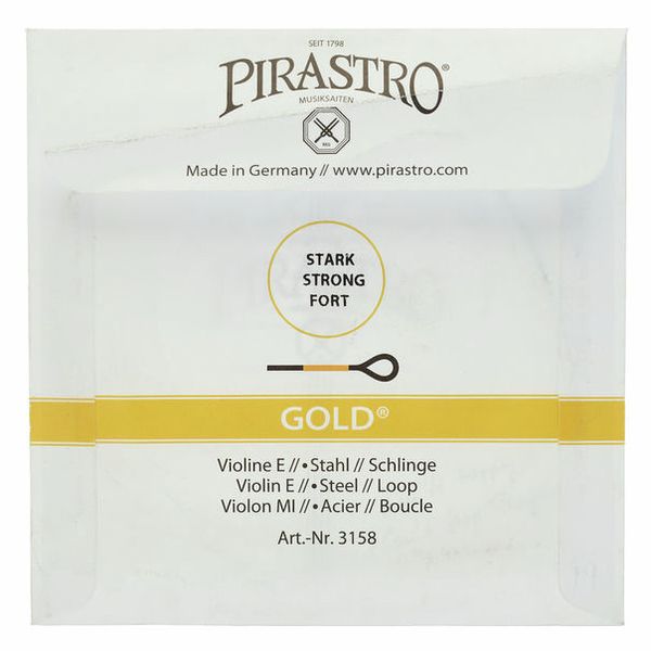 Pirastro Gold E Violin 4/4 SLG strong