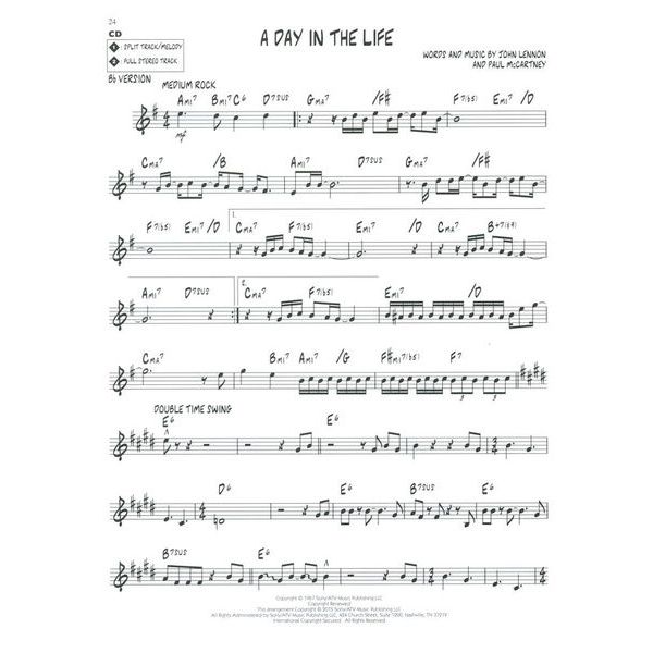 Hal Leonard Jazz Play-Along John Lennon