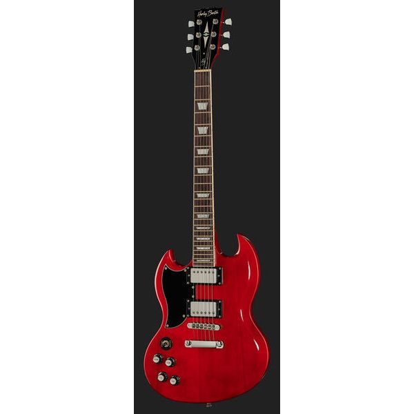 Harley Benton DC-580LH CH Vintage Ser Bundle