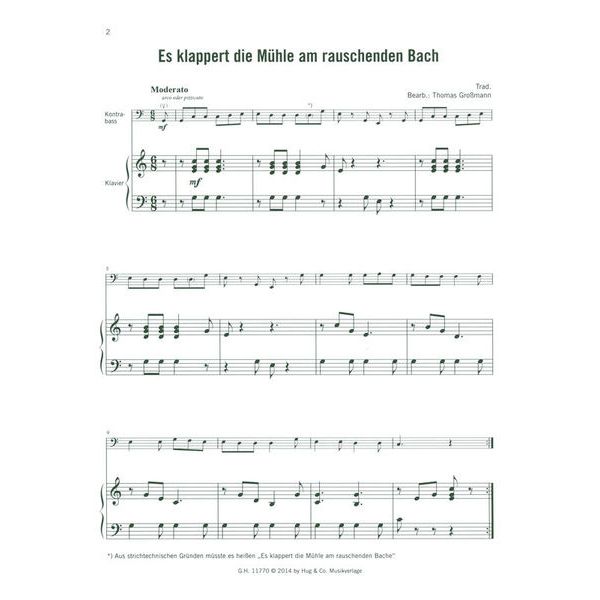 Edition Hug Double Bass-Vorspiel