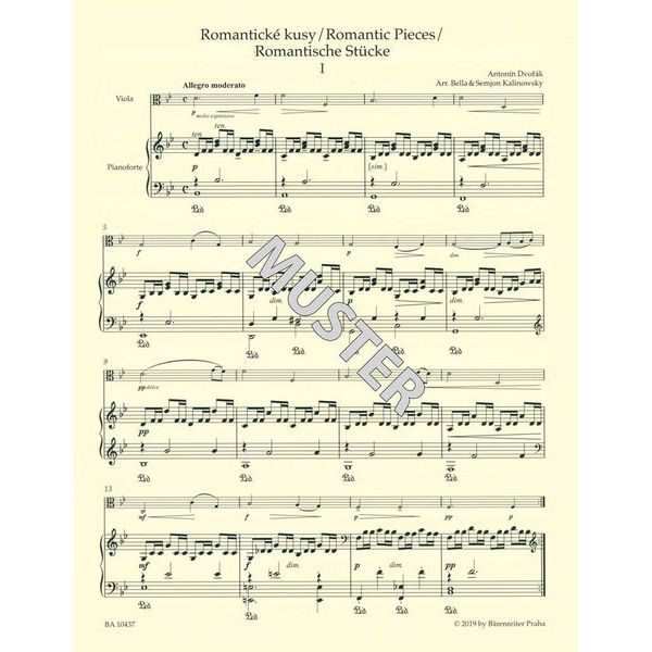 Brenreiter Dvorak Romantische Stücke