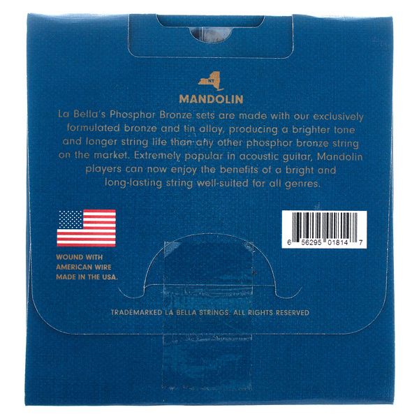 La Bella 880M Mandolin Ph.Br. Medium