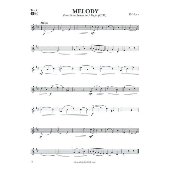 Fentone Music Mozart for Horn