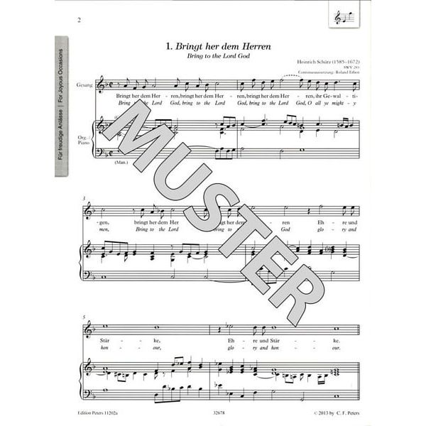 Edition Peters Du meine Seele, du mein Herz