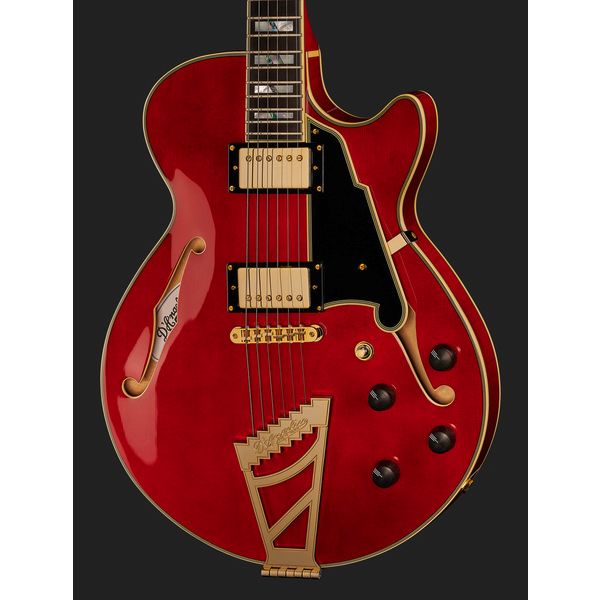 DAngelico Excel SS Trans Cherry