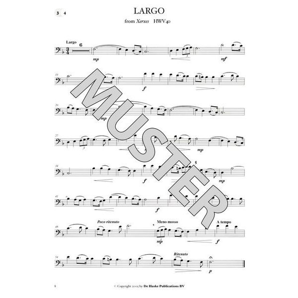 De Haske Play Hndel Trombone/Eup