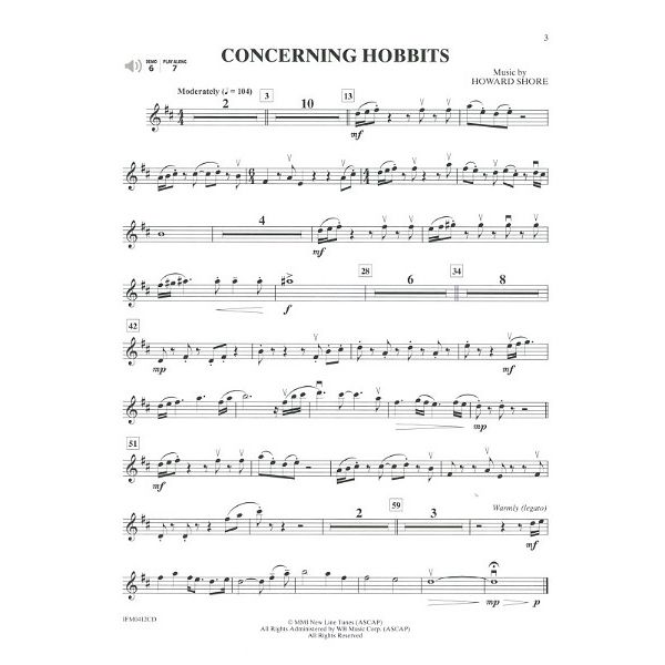 Alfred Music Publishing Lord Of The Rings 1-3 Violin