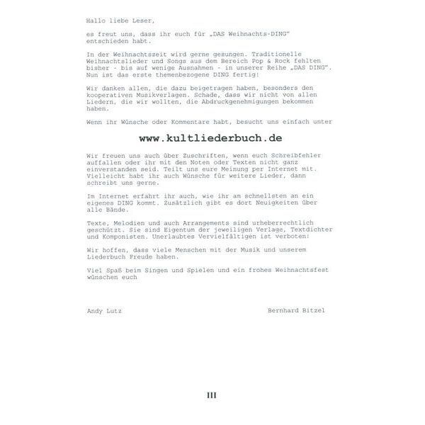 Edition Dux Das Weihnachts-Ding