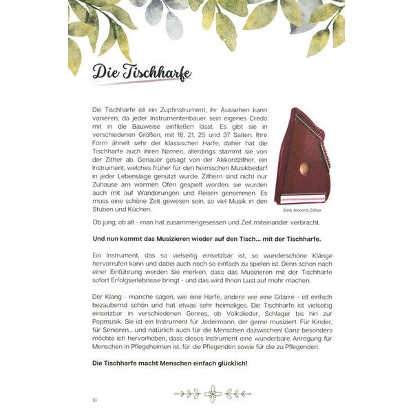 Claudia Gro Die kleine Tischharfen-Schule