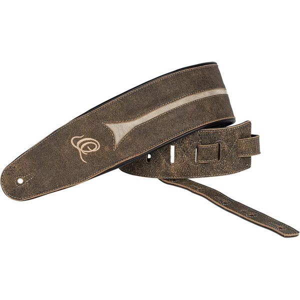 Ortega OSBS-3 Leather Strap GRY