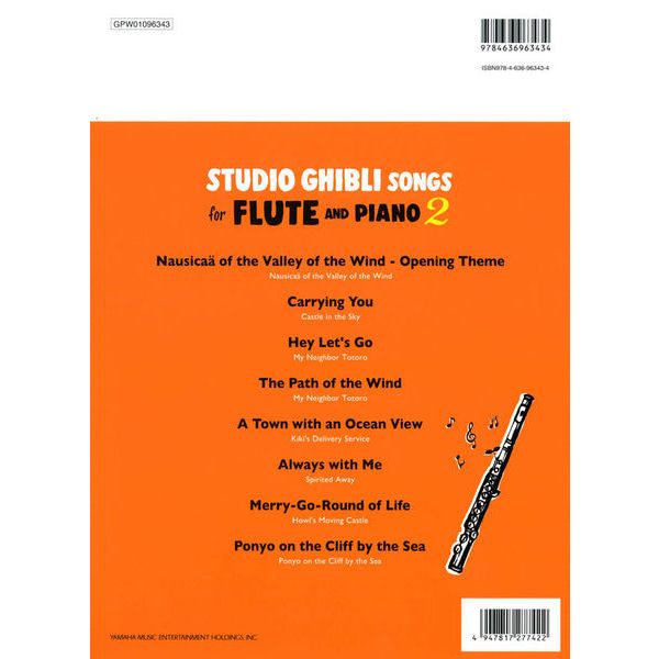 Yamaha Music Entertainment  Studio Ghibli Songs Flute 2