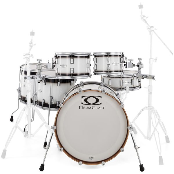 DrumCraft Series 6 2up 2down White Burst