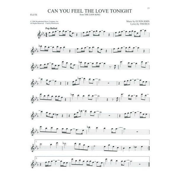 Hal Leonard 101 Disney Songs Flute