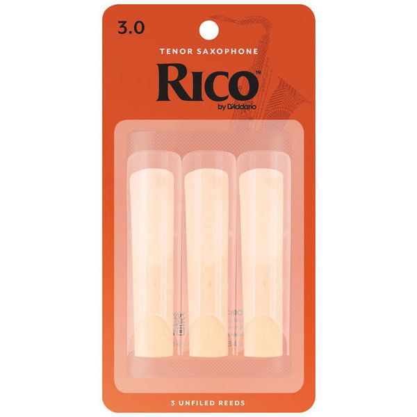 DAddario Woodwinds Rico Tenor Sax 3.0 - 3-Pack