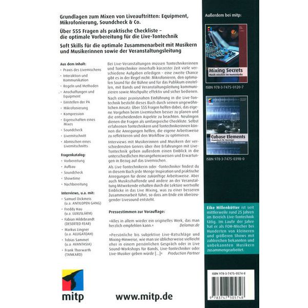 mitp Verlag  Live mischen