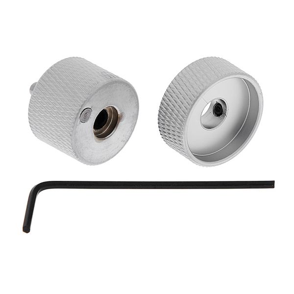 Warwick Stacked Dome Knob CI Sat Chrom