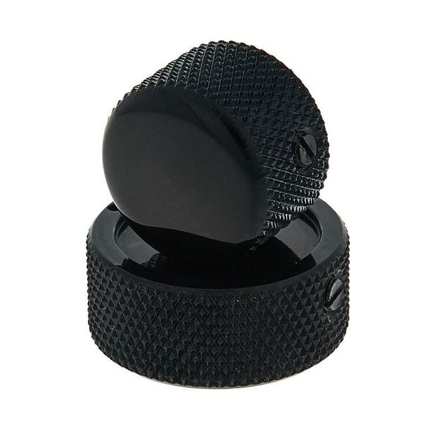 Allparts Stacked Pot Knob Set BK