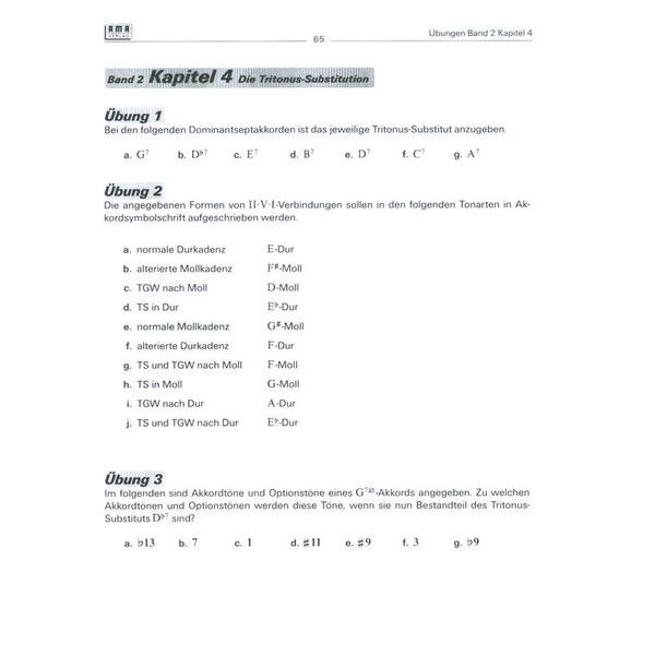 AMA Verlag Praxis Harmonielehre