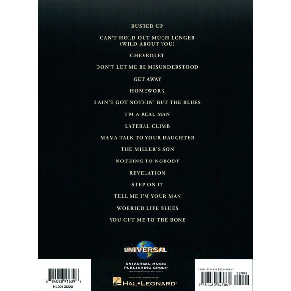 Hal Leonard Robben Ford Guitar Anthology