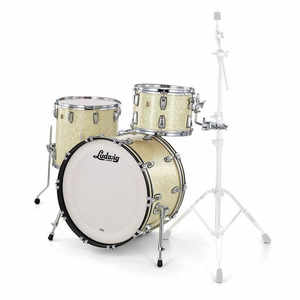 Ludwig Classic Maple Fab 22 Vint. Wh.