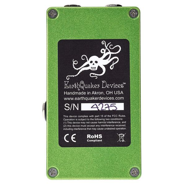 EarthQuaker Devices Hummingbird V4 Rep Percussions