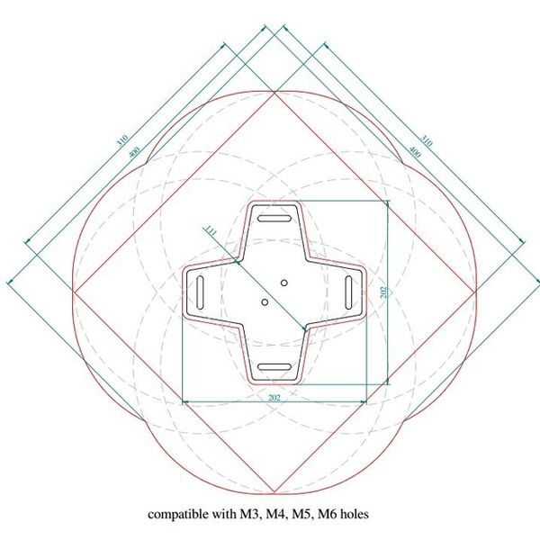 Euromet Arakno Ceiling Mount Wh