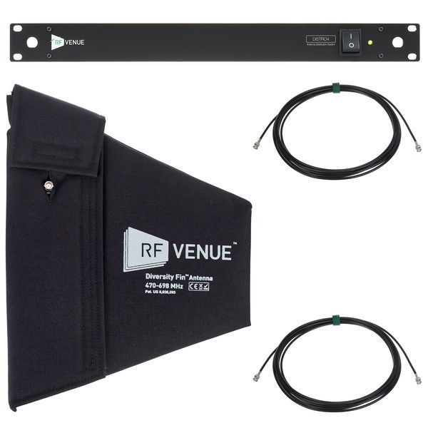 RF Venue 4CH Wireless Microphone Bundle